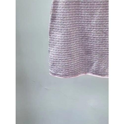 2021 Early Autumn New V-neck Pearl Button Skirt Women Mini Skirt