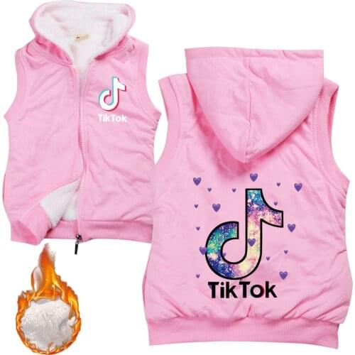 TIK TOK Thick Warm kids vest for girl waistcoat toddler girl vest infant winter autumn sleeveless jacket children outwear Boys