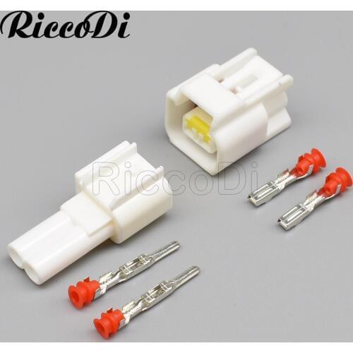 1/5/20 Sets Furukawa 2 Pin Male Female Waterproof High Voltage Connector Ignition Coil Plug for Ford FW-C-2M-B FW-C-2F-B