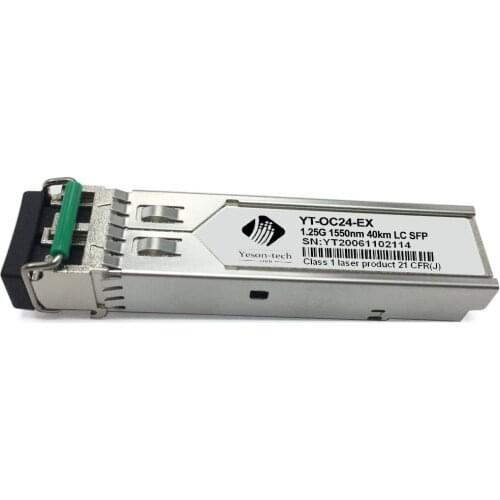 1G sfp module Avaya AA1419051-E6 Compatible 1000BASE-EX 1.25g SFP 1550nm 40km LC sfp Transceiver sfp Module DDM
