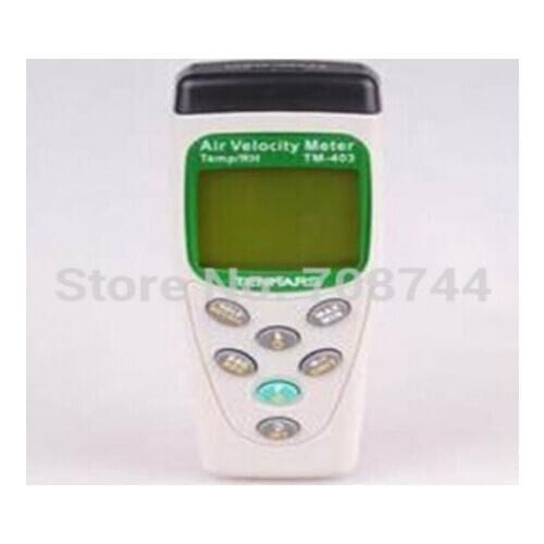Airspeed Anemoscope Anemometer -20~60 C TENMARS TM-403 Air Velocity Meter