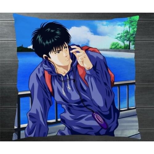 Anime SLAM DUNK Rukawa Kaede Fanart Two Side 40x40cm HD Pillowcase Pillow Case Cover Cosplay Manga Gift BED/SOFA/CAR Decor P7