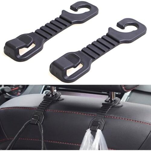 2PCS Car Seat Back Hook Car Accessories Interior Portable Hanger Holder Storage for Shopping Bag Purse Cloth Decoration Dropship