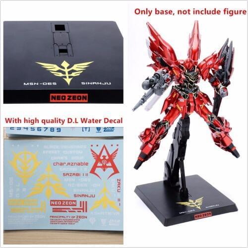 Fortress model MB style Zeon Display Base for Bandai MB MG 1/100 Sazabi Zaku Black Tri-Stars Gundam DB014