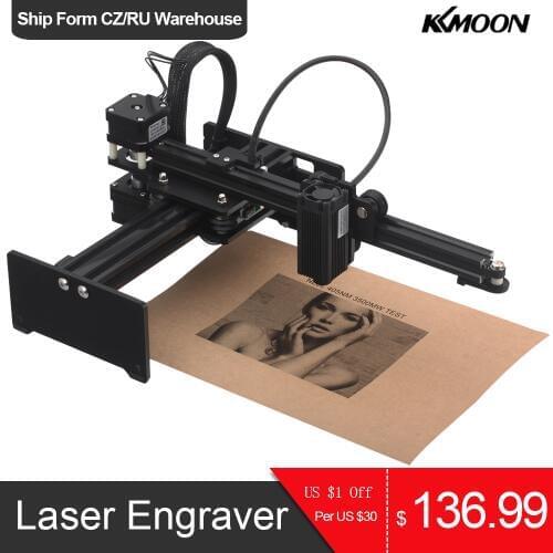 20W/7000mw/3500MW CNC Laser Engraver Portable Engraving Carving Machine Mini DIY Laser Logo Mark Printer for Metal Engraving