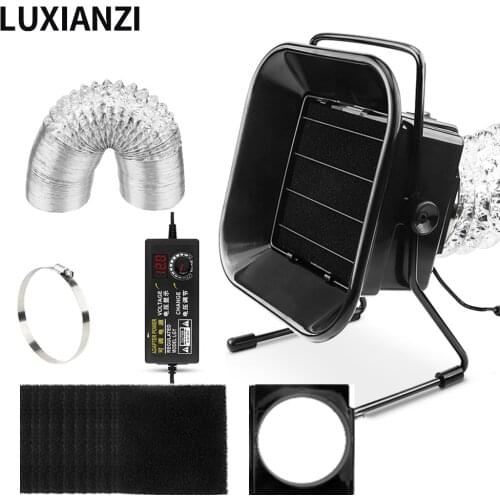 LUXIANZI 16/30/50/60w Solder iron Smoke Absorber Set Smoking Instrument with Filter Sponge EU/US/UK Plug ESD Fume Extractor Kit