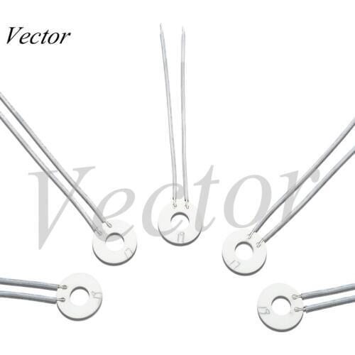 MCH High Temperature Ceramic Ring Heating Plate, Outer Diameter 14MM, Inner Diameter 6.5MM, 12V15W Temperature 370 Degrees