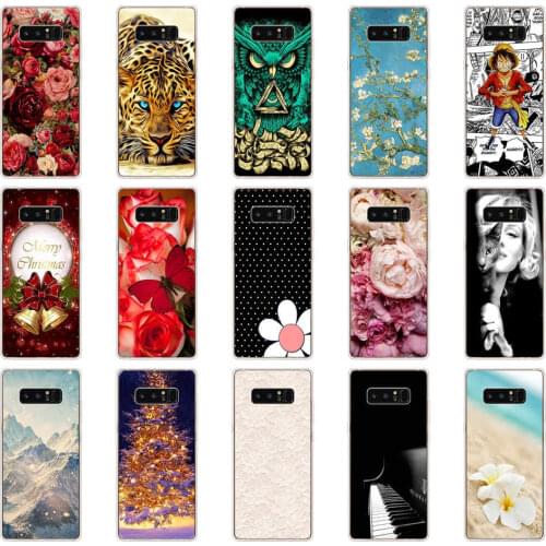 Cute Cartoon Phone Case for Samsung Note 8 Soft Cover