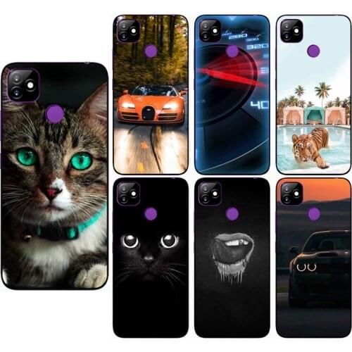 Animal Colorful Case for ITEL VISION 1 Silicone Soft Covers for Itel Vision 1 Case Protector Baicvery Back Covers