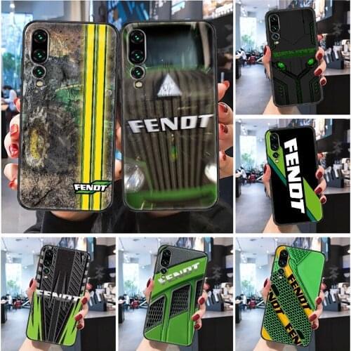 FENDT Tractor Phone case For Huawei Honor 6 7 8 9 10 10i 20 A C X Lite Pro Play Frosted black tpu shell soft cell cover silicone