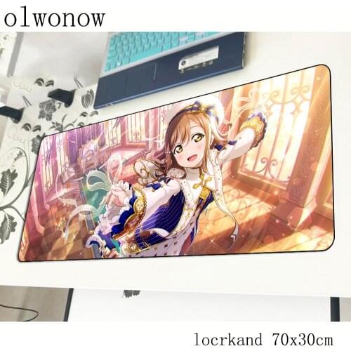 Love Live Sunshine mouse pad High-end mats Computer mouse mat gaming accessories sexy mousepad keyboard games cute pc gamer