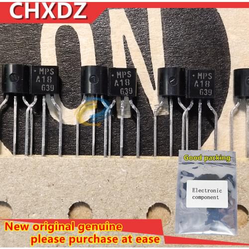 10pcs New and Orginal MPSA18 A18 TO-92 Round disc row band All copper feet Laser word Own stock inventory