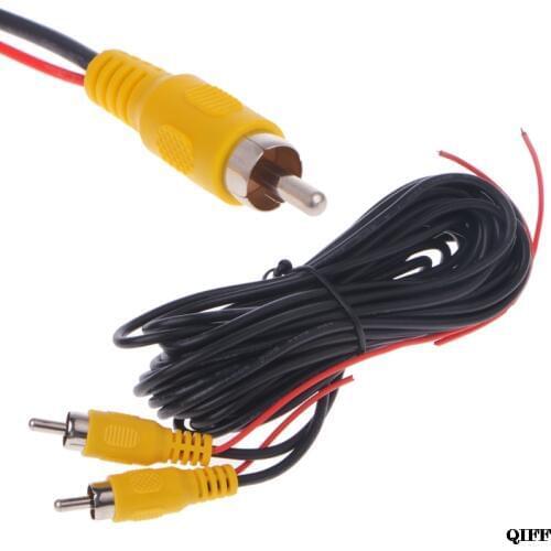 Drop Ship&Wholesale RCA Male To Male AUX Audio Video AV Cable For Car Rear Camera DVD CD Player TV Box APR28