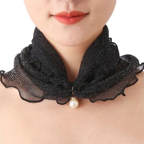 25# Scarf Sun Proof Thin Spring Summer Headband Cervical Vertebra Neck Scarf Ladies Casual Scarf Women Luxury Шарф Женский