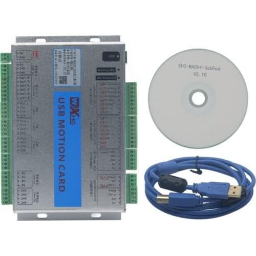 USB 2MHz Mach4 CNC 3Axis 4 Axis 6Axis Motion Control Card CNC Breakout Board for Machine Centre