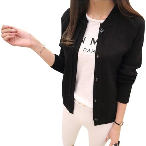 Knitted Cardigan Sweater Womens Autumn 2021New Women Sweater Outer Wear Foreign-style Tops Casual Short Elasticity Sweater Coat