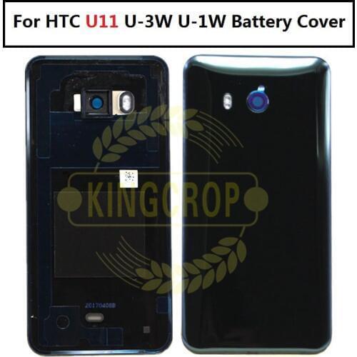 For 5.5" HTC U11 U-3W U-1W Battery Cover Door Back Housing Rear Case For HTC U11 Battery Door Replacement Parts + Tools
