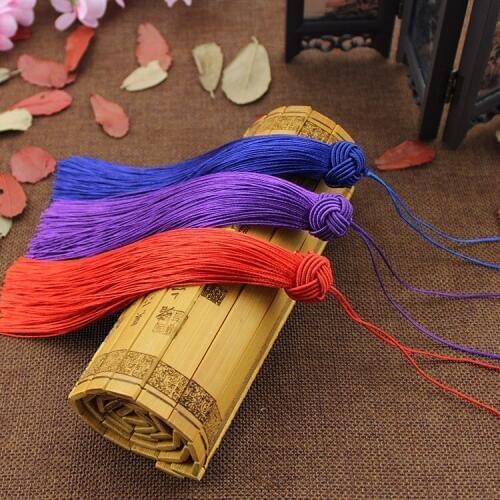 10pcs/lot Mixed Cotton Silk Tassels Earrings Charm Pendants Satin Tassels for DIY Jewelry Making Findings