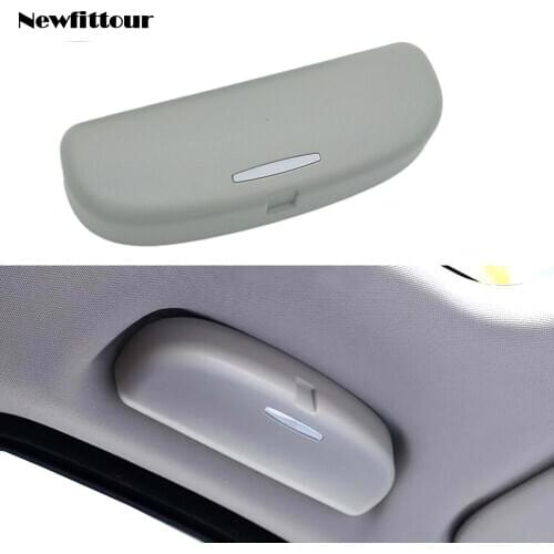 Car Sunglasses Holder Glasses Case Storage Box for BMW 3 5 Series X3 F25 X5 F10 F11 F18 F80 F20 F21 F32 Gray