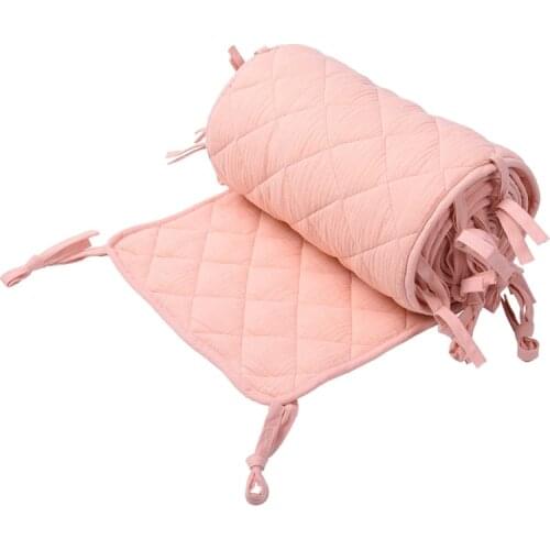 Baby Cot Bumper All Round Padded Crib Bumper Wrap Around Protection Cotton Crib Bumpers Bedding Baby Available in 2 Size