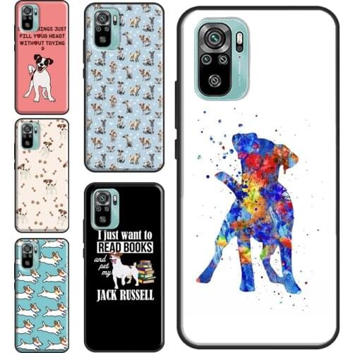 Jack Russell Terrier Dog For Xiaomi Redmi Note 10 Pro 8T 9S Note8 Note9 Pro Case For Redmi 9 9T 9A 8A 7A 9C Cover