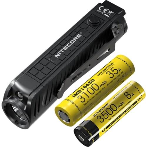 NITECORE P18 Tactical Flashlight XHP35 HD LED max 1800 lumen beam throw 182 meters outdoor torch law enforcement search light