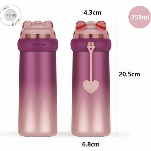 HOMIE 350ML Premium Travel Coffee Mug Stainless Steel Thermos Tumbler Cups Vacuum Flask thermo Water Bottle Tea Mug Thermocup