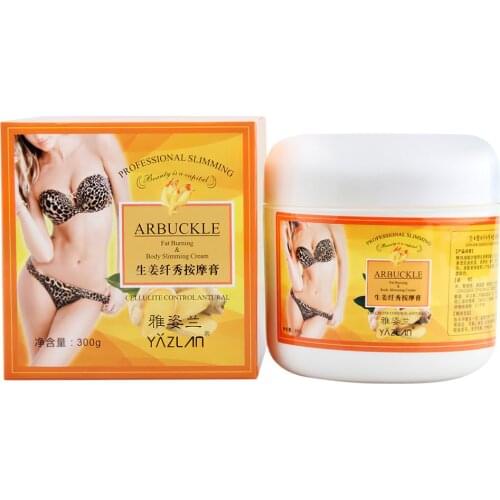 Ginger Massage Cream Natural Full Body Slimming Cream Anti-cellulite Body Shaping Gel Moisturizing Weight Loss Leg Body Cream