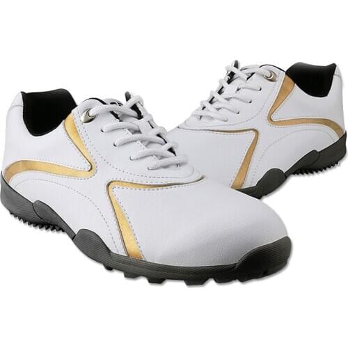 PGM Golf Shoes Men Slip Resistant Sports Shoes Waterproof Male Sports Sneakers Breathable Lace-up Anti-slip Men Training Shoes