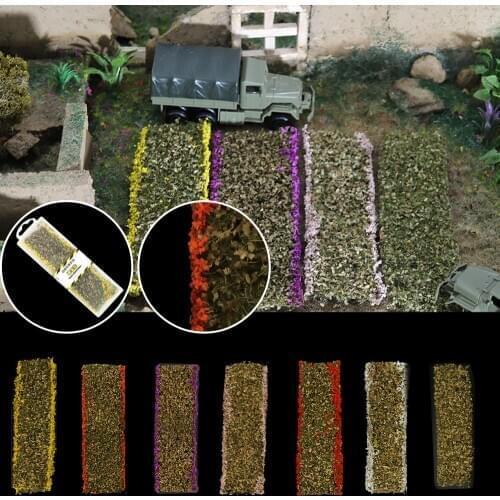 Vine Leaf Flower Vegetation Lawn Material Sand Table Scene DIY Layout Military Model Diorama
