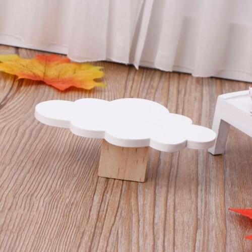 Cute Cloud Hooks Wooden Clothes Hanger Wall Decor Children Bedroom Pendant P82C