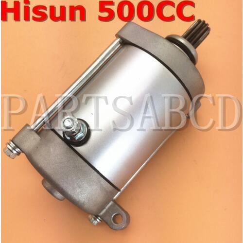 PARTSABCD Hisun 500CC ATV Quad UTV 9 Teeth Starter Motor 9T