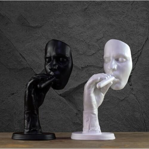 NORDIC RESIN MEDITATOR ABSTRACT SCULPTURE CRAFTS ORNAMENTS OFFICE HOTEL FIGURINES DECORATION LIVINGROOM HOME FURNISHING ARTWORK