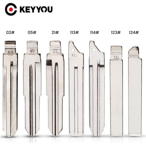 KEYYOU For Toyota Corolla Camry Highlander Vios Scion TOY40 TOY41 TOY43 TOY48 Flip Remote Key Blade Blank