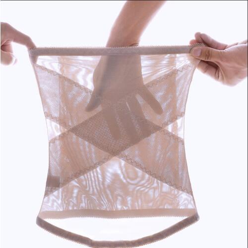 Waist Trainer Slimming Belt Tummy Control Belt Ultra Thin Waist Shaper Women' s Summer Hollow Out Breathable Magic Slim Belt