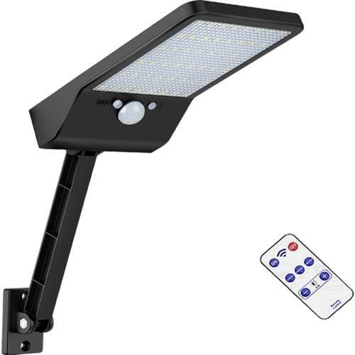 LED Solar-path-flood-yard-Lamp Outdoor wall-porch-Light Sensor Ip65 Remote-Control Waterproof&3