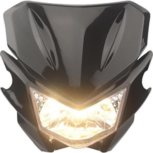 12V 35W Universal Headlight Headlamp Fairing kit For KAWASAKI YAMAHA SUZUKI HONDA Dirt Bike Motorcycle