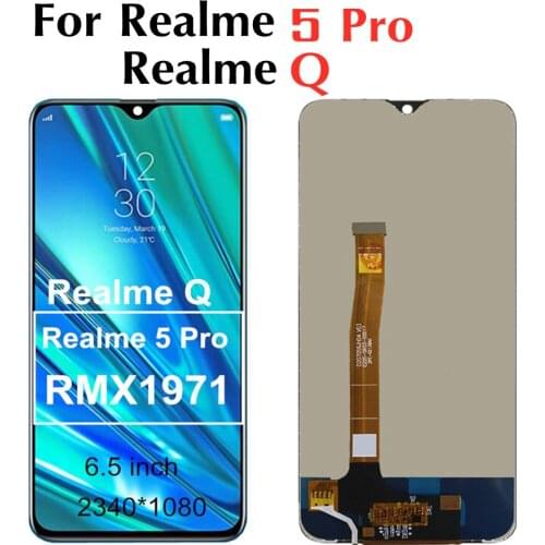 6.3" LCD For OPPO Realme 5 Pro / Realme Q RMX1971 LCD Display Touch Screen Digitizer Replacement