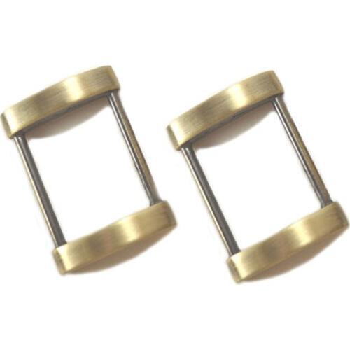 1 Inch Arched Edge Rectangle Ring, Antique Brass / Bronze Finish