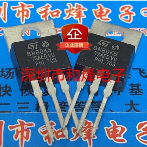 100% New&original STP8N80K5 8N80K5 TO-220 800V 6A