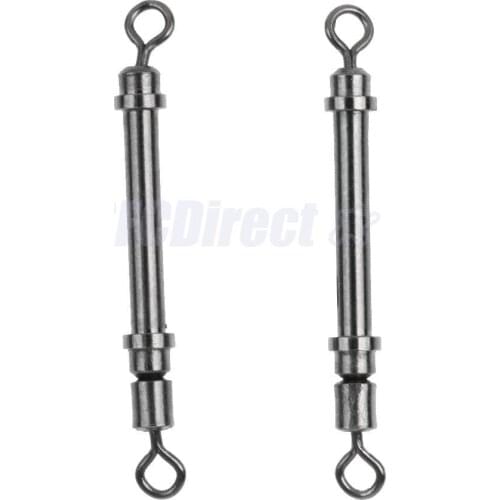 2 Pieces Lead Sheet Seat Double Swivels Main Line Connectors Lead Sheet Swivels Fishing Tackle Accessories