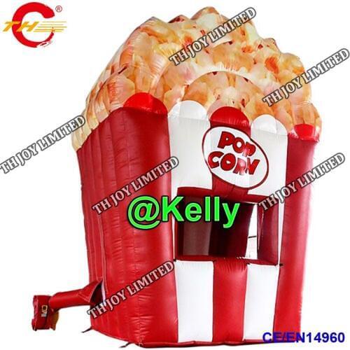 Free air shipping Inflatable Concession Stand, cheap inflatable Popcorn Cotten Candy Soda Carnival snack booth for sale