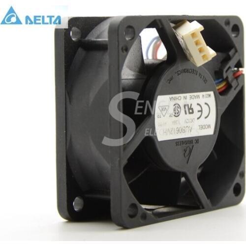For delta AUB0612VH 6025 60mm 12V 0.36A PWM 4 wire from the thermostat function 6CM Inverter Cooling fan
