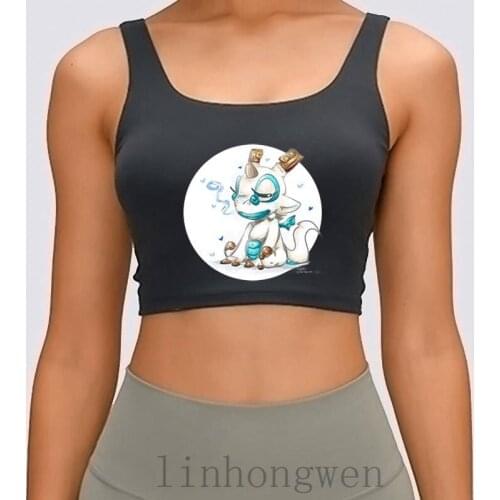 Little Dragon 5bwakfu5d Women Tank Top Design S-XL Fit Summer Funny Male Trend Crop Top