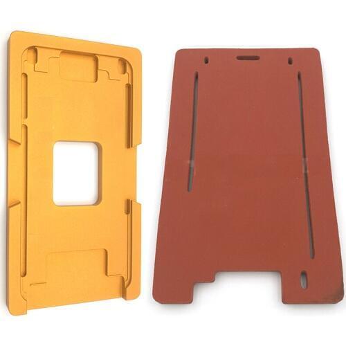 1set OCA laminating machine silica gel pad gasket mat and front glass with frame mold for iphone 5 5s/ 6 6S/6 6s plus/7/7plus