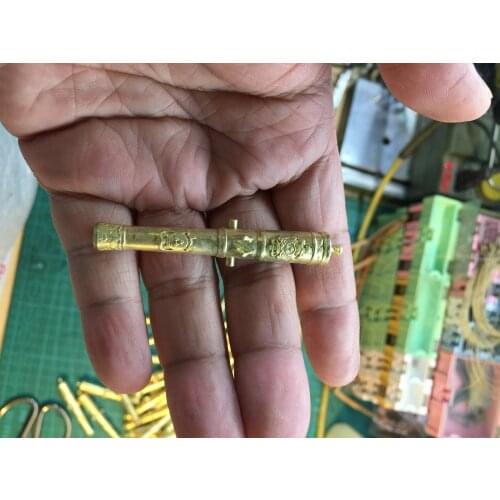 Wood ship kit accessory pure copper Retro cannons Die-cast cannon french type carved patterns cannon 55mm & 65mm 10pcs/lot
