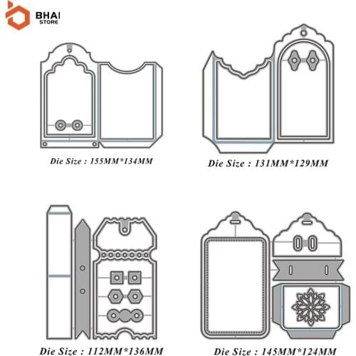 2021 New Label Tag Metal Cutting Dies Stencil Scrapbooking DIY Album Stamp Paper Card Embossing Decor Craft