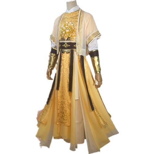 New Anime Jin Ling Mo Dao Zu Shi Cosplay Costume Grandmaster of Demonic Cultivation Anime Costume Full Set