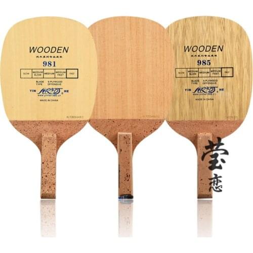 Original yinhe 981 983 985 tabe tennis blade pure wood JS Japanese penhold fast speed offensive ping pong game no rubber