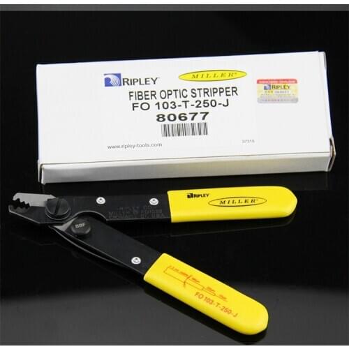 Original imported Miller Fiber Optic Stripper FO 103-T-250-J three port three holes fiber loose tube stripping pliers